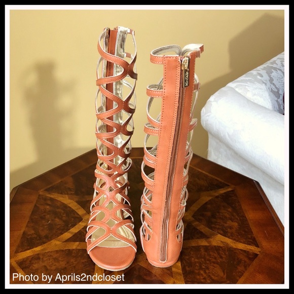 KENNETH COLE Tall Gladiator Boots - Picture 7 of 8